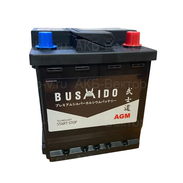 Аккумулятор BUSHIDO AGM 45Ah euro CCA470