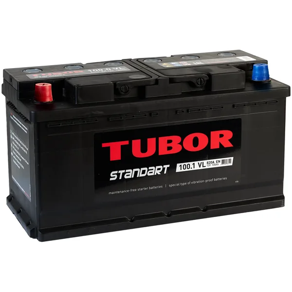 Аккумулятор TUBOR Standart прямой 100Ah EN820