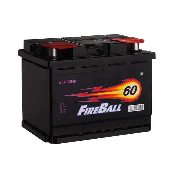 Аккумулятор FIRE BALL 60 Ач 510 А (EN), прямая полярность, LN2