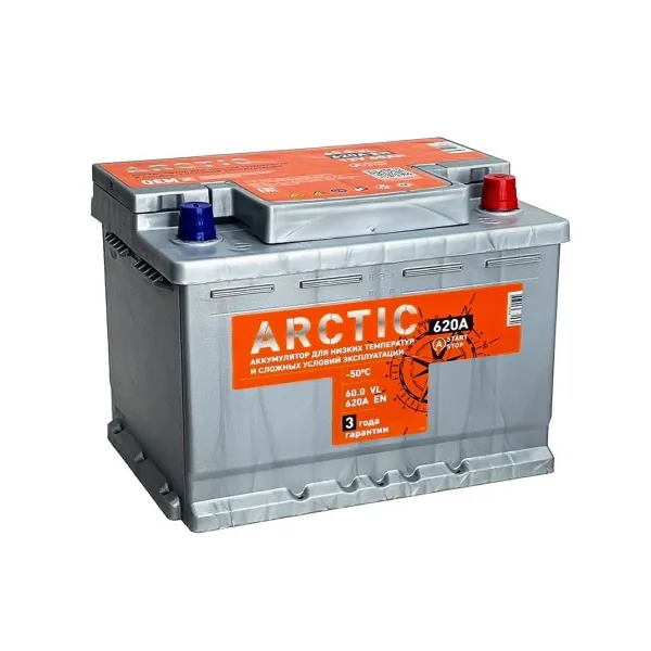 Аккумулятор TUBOR ARCTIC 60Ah euro EN620