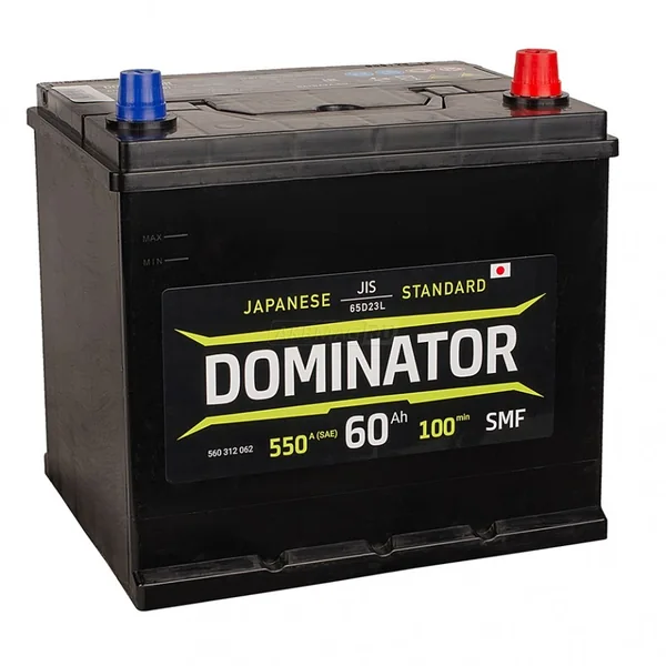Аккумулятор DOMINATOR 60 Ач 550 А (EN), обратная полярность, D23