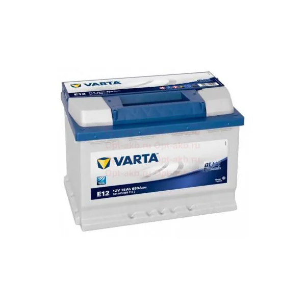 Аккумулятор VARTA BD 74Ah euro EN680 E11