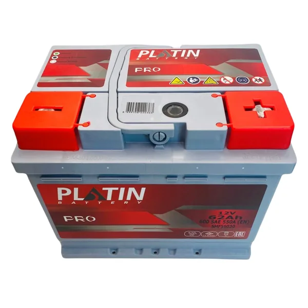 Аккумулятор PLATIN Pro 62Ah euro низкий EN520