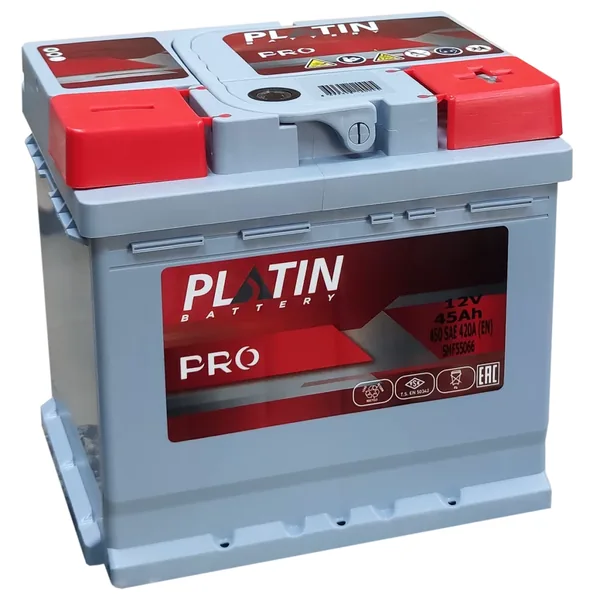 Аккумулятор PLATIN Pro 45Ah euro низкий EN420