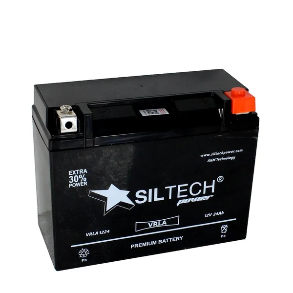 Аккумулятор SILTECH VRLA 1224 12V24Ah TX24HL-BS (AGM)