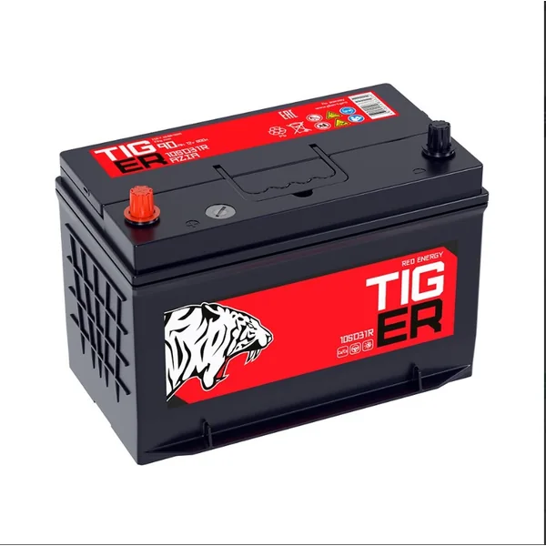 Аккумулятор TIGER Red Energy 90Ah прямой EN800 105D31R