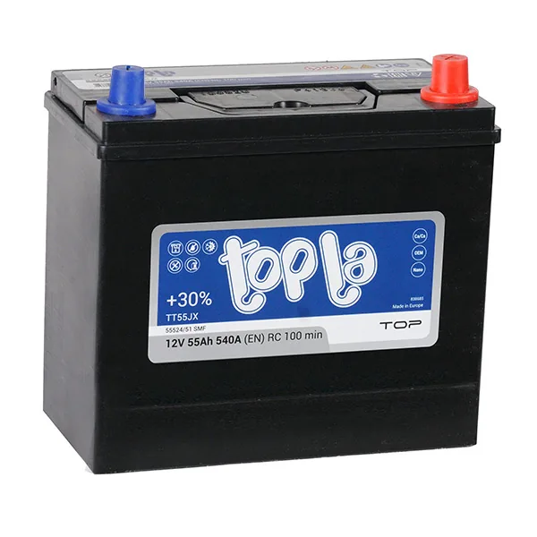 Аккумулятор TOPLA TOP Asia TT55J 55Ah euro EN490