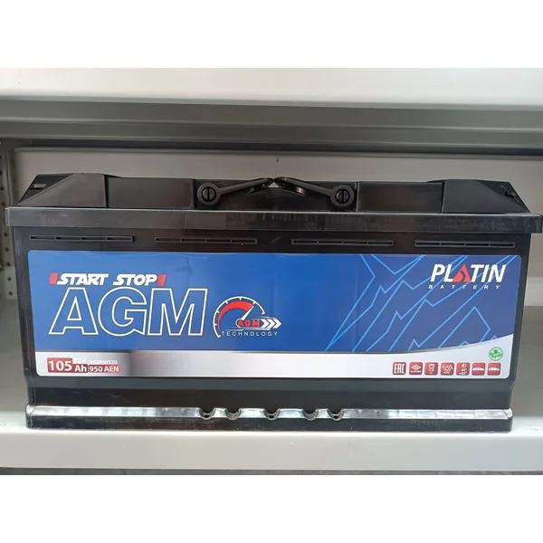 Аккумулятор PLATIN AGM 105Ah euro EN950