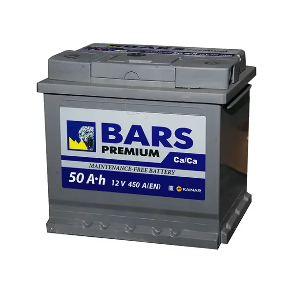 Аккумулятор BARS Premium 50Ah прямой EN450