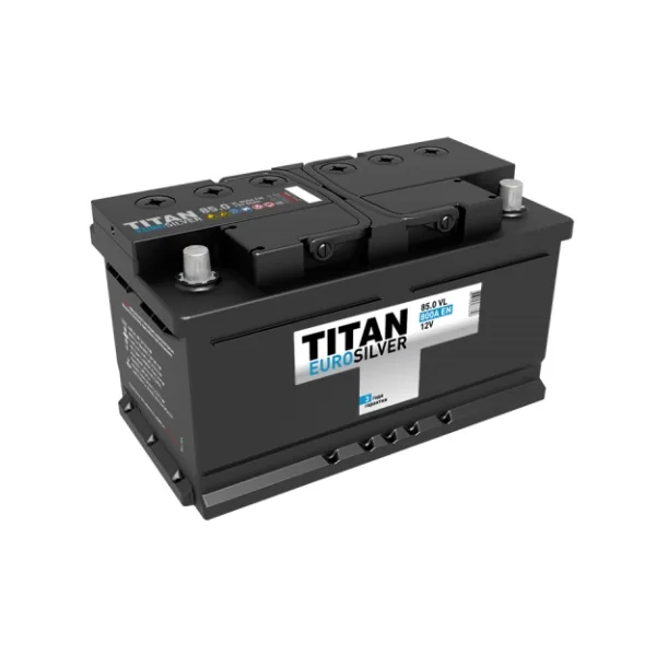 Аккумулятор TITAN Euro Silver 85Ah euro низкий EN800