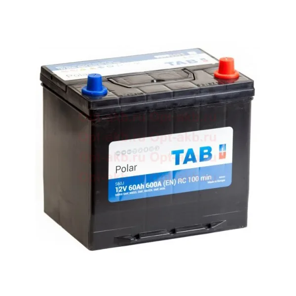Аккумулятор TAB Polar Asia 60Ah euro EN600 55D23L