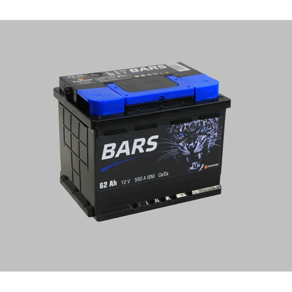 Аккумулятор BARS 62Ah euro EN550