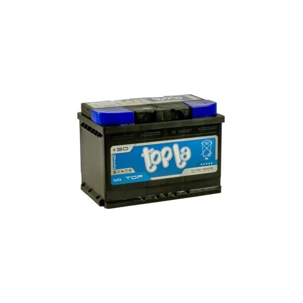 Аккумулятор TOPLA Sealed 78Ah euro EN750 57549 (Словения) Гаратия 2 года 278*175*190