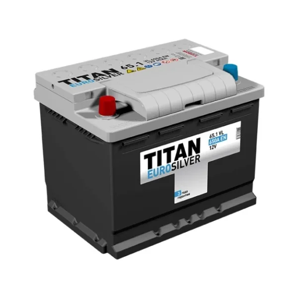 Аккумулятор TITAN Euro Silver 65Ah прямой EN620
