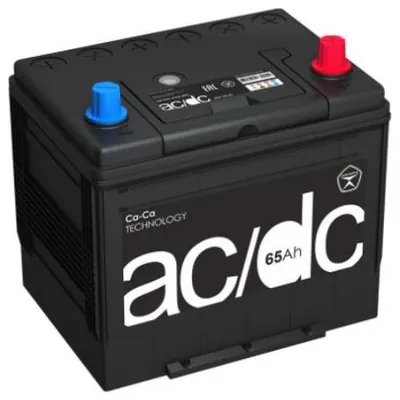 Аккумулятор AC/DC 65 Ач 600 А (EN), обратная полярность, D23