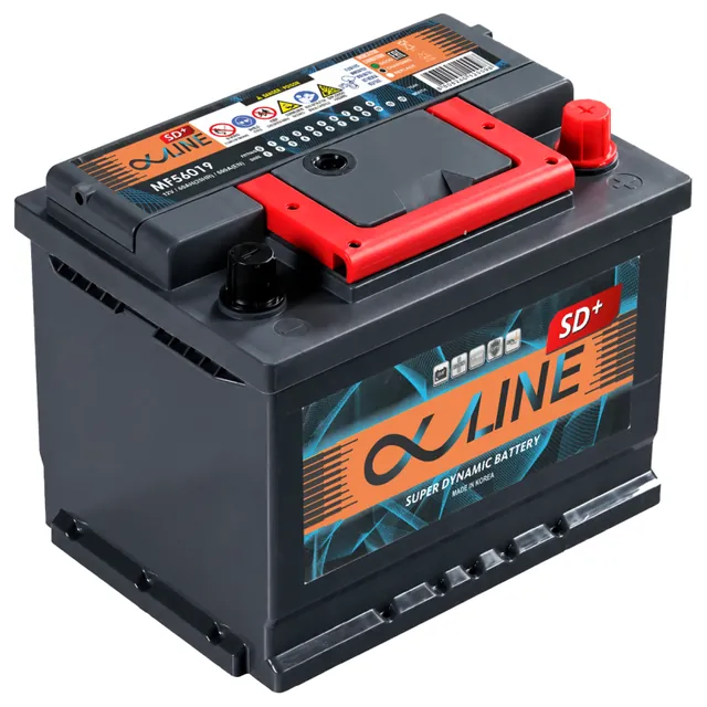 Аккумулятор ALPHALINE SD+ 60 Ач 600 А (EN), прямая полярность, LN2