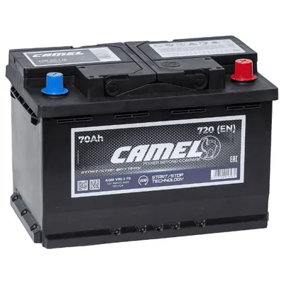 Аккумулятор CAMEL 70 Ач 760 А (EN), обратная полярность, LN3