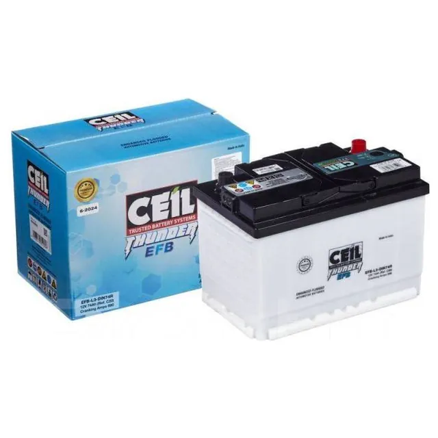 Аккумулятор CEIL 74 Ач 690 А (EN), прямая полярность, LN3