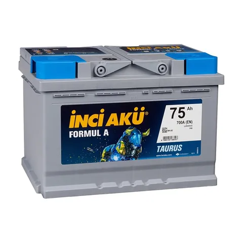Аккумулятор INCI AKU Formul A 75 Ач 700 А (EN), прямая полярность, LN3