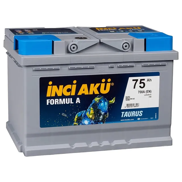 Аккумулятор INCI AKU Formul A 75 Ач 700 А (EN), прямая полярность, LN3
