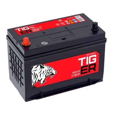 Аккумулятор TIGER Red Energy 90 Ач 710 А (EN), прямая полярность, LN5