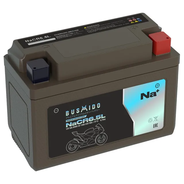 Аккумулятор BUSHIDO NaCR 5 Ач 90 А (EN), обратная полярность, YB6.5L